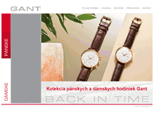 Tablet Screenshot of gant-time.sk